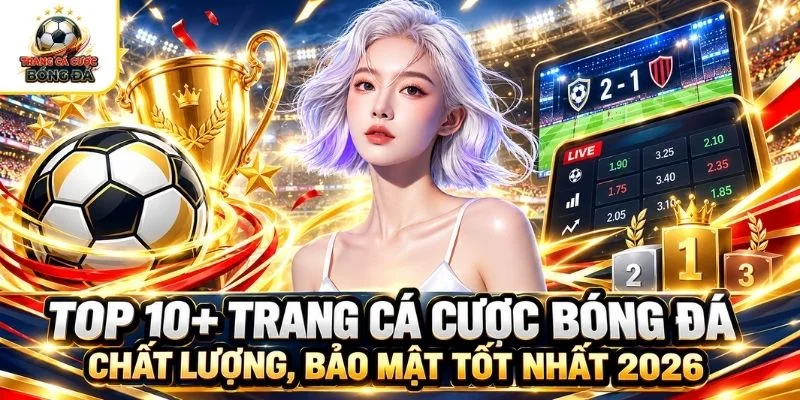 Top 10+ trang cá cược bóng đá chất lượng, bảo mật tốt nhất 2026